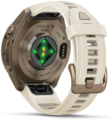 Garmin Fenix 9 Pro AMOLED 43mm, inReach, Autumn Gold Titanium Cream/French Gray
