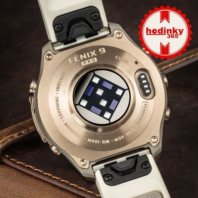 Garmin Fenix 9 Pro AMOLED 43mm, inReach, Autumn Gold Titanium Cream/French Gray