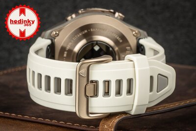 Garmin Fenix 9 Pro AMOLED 43mm, inReach, Autumn Gold Titanium Cream/French Gray