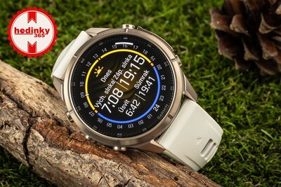 Garmin Fenix 9 Pro AMOLED 43mm, inReach, Autumn Gold Titanium Cream/French Gray