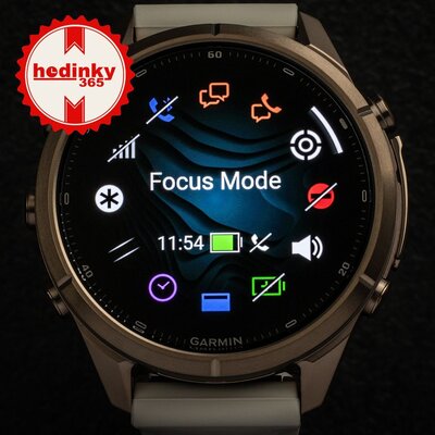 Garmin Fenix 9 Pro AMOLED 43mm, inReach, Autumn Gold Titanium Cream/French Gray