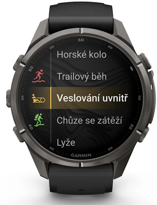 Garmin Fenix 9 Pro AMOLED 43mm, inReach, Carbon Gray DLC Titanium Black/Pebble Gray