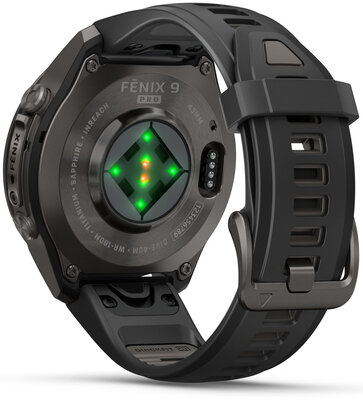 Garmin Fenix 9 Pro AMOLED 43mm, inReach, Carbon Gray DLC Titanium Black/Pebble Gray