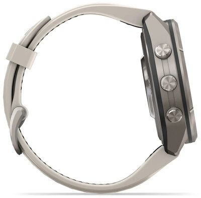 Garmin Fenix 9 Pro AMOLED 43mm, inReach, Titanium Fog Gray/Dark Sandstone