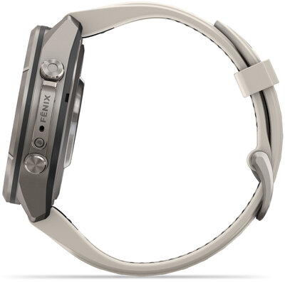 Garmin Fenix 9 Pro AMOLED 43mm, inReach, Titanium Fog Gray/Dark Sandstone
