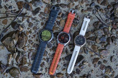 Garmin Fenix 9 Pro AMOLED 43mm, inReach, Titanium Fog Gray/Dark Sandstone