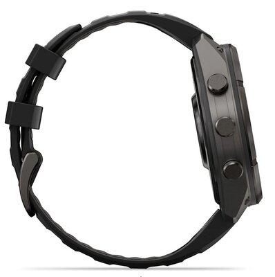 Garmin Fenix 9 Pro AMOLED 47mm, Carbon Gray DLC Titanium Black/Pebble Gray