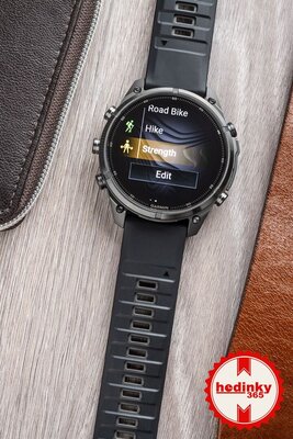 Garmin Fenix 9 Pro AMOLED 47mm, inReach, Carbon Gray DLC Titanium Black/Pebble Gray