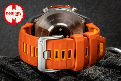 Garmin Fenix 9 Pro AMOLED 47mm, inReach, Titanium Autumn Orange/Spark Orange