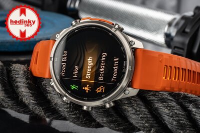 Garmin Fenix 9 Pro AMOLED 47mm, inReach, Titanium Autumn Orange/Spark Orange