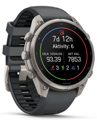Garmin Fenix 9 Pro AMOLED 47mm, inReach, Titanium Graphite/Black