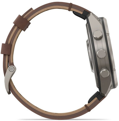 Garmin Fenix 9 Pro AMOLED 47mm, inReach, Titanium Walnut (Premium) (+ náhradní řemínek)