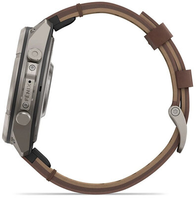 Garmin Fenix 9 Pro AMOLED 47mm, inReach, Titanium Walnut (Premium) (+ náhradní řemínek)