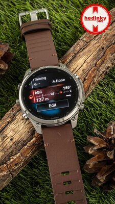 Garmin Fenix 9 Pro AMOLED 47mm, inReach, Titanium Walnut (Premium) (+ náhradní řemínek)