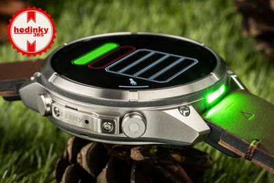 Garmin Fenix 9 Pro AMOLED 47mm, inReach, Titanium Walnut (Premium) (+ náhradní řemínek)