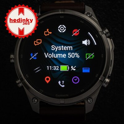 Garmin Fenix 9 Pro AMOLED 47mm, inReach, Titanium Walnut (Premium) (+ náhradní řemínek)