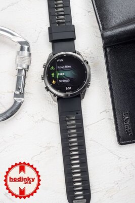 Garmin Fenix 9 Pro AMOLED 51mm, Carbon Gray DLC Titanium Black/Pebble Gray