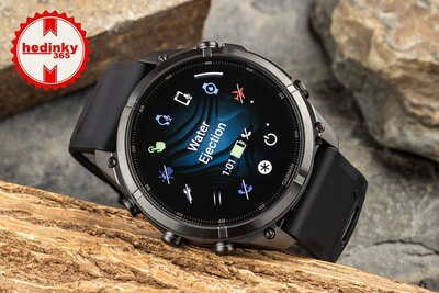 Garmin Fenix 9 Pro AMOLED 51mm, Carbon Gray DLC Titanium Black/Pebble Gray