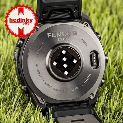 Garmin Fenix 9 Pro AMOLED 51mm, Carbon Gray DLC Titanium Black/Pebble Gray