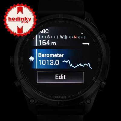 Garmin Fenix 9 Pro AMOLED 51mm, Carbon Gray DLC Titanium Black/Pebble Gray