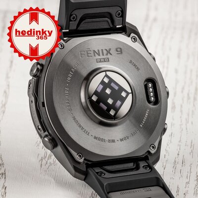 Garmin Fenix 9 Pro AMOLED 51mm, inReach, Carbon Gray DLC Titanium Black/Pebble Gray