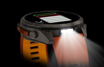 Garmin Fenix 9 Pro AMOLED 51mm, inReach, Titanium Autumn Orange/Spark Orange