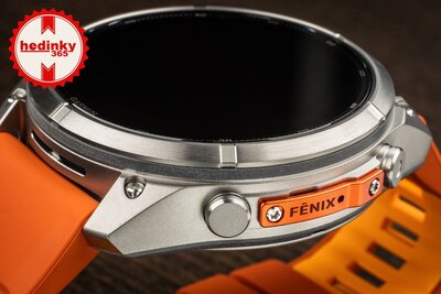 Garmin Fenix 9 Pro AMOLED 51mm, inReach, Titanium Autumn Orange/Spark Orange