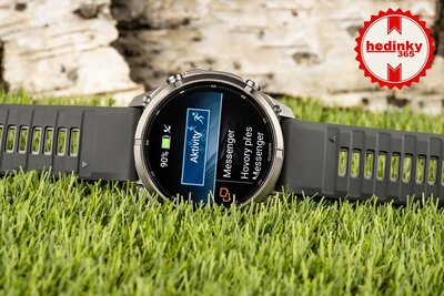 Garmin Fenix 9 Pro AMOLED 51mm, inReach, Titanium Walnut (Premium) (+ náhradní řemínek)