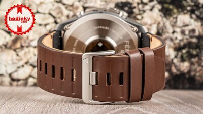 Garmin Fenix 9 Pro AMOLED 51mm, inReach, Titanium Walnut (Premium) (+ náhradní řemínek)