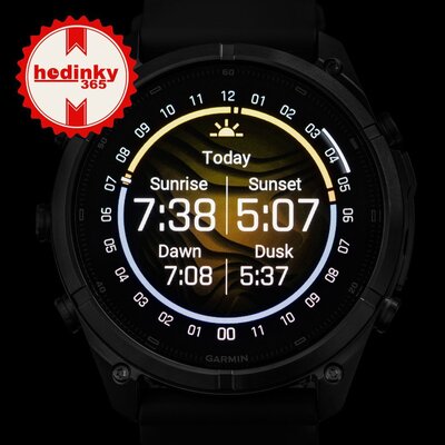 Garmin Fenix 9 Pro AMOLED 51mm, inReach, Titanium Walnut (Premium) (+ náhradní řemínek)