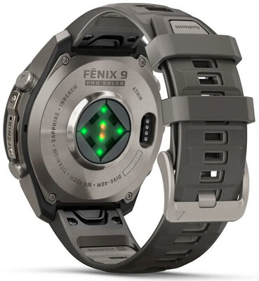 Garmin Fenix 9 Pro Solar 47mm, inReach, Titanium Pebble Gray