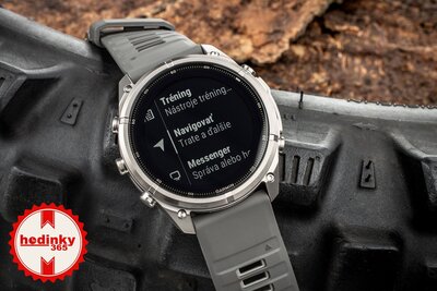 Garmin Fenix 9 Pro Solar 51mm, inReach, Titanium Pebble Gray