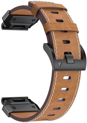 Kožený řemínek Ricardo Pavia 22mm, Brown, QuickFit