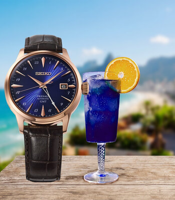 Seiko Presage Automatic GMT HCB005J1 Cocktail Time "Corcovado"