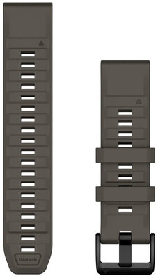 Silikonový řemínek Garmin 22mm, Pebble Gray, QuickFit, 010-14559-00