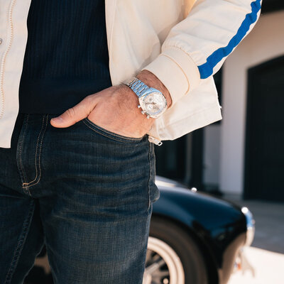 Bulova Archive Series "Shelby" Racer Chronograph Quartz 96K118 Limited Edition 9999pcs (+ náhradní řemínek)