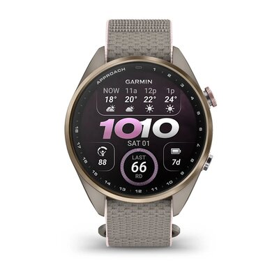 Garmin Approach S72 43mm, Soft Gold
