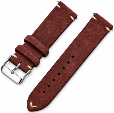 Kožený řemínek Ricardo Alba premium, Brown, Quick Release
