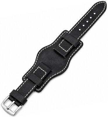 Kožený řemínek Ricardo Asti premium, Black, Quick Release