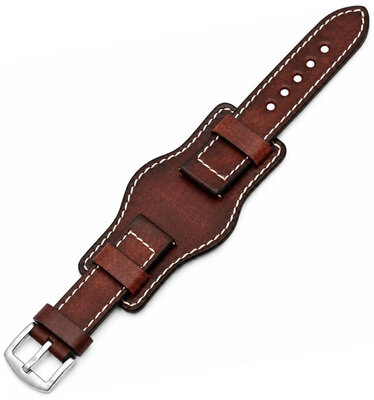Kožený řemínek Ricardo Asti premium, Red, Quick Release
