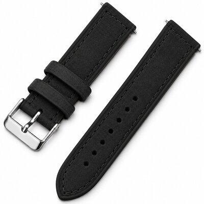 Kožený řemínek Ricardo Orvieto premium, Black, Quick Release