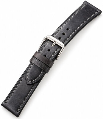 Kožený řemínek Ricardo Savona premium, Black