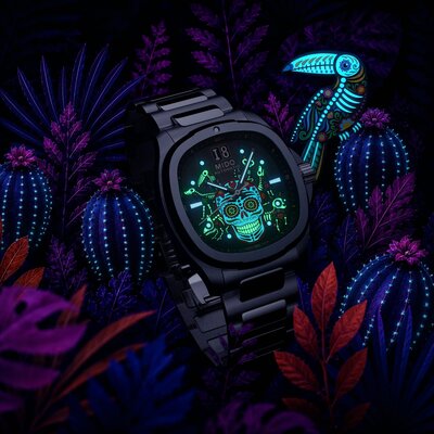 Mido Multifort TV Big Date Automatic M049.526.11.081.02 Dia de los Muertos Special Edition (+ 2 náhradní řemínky)