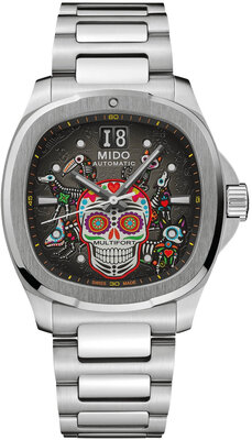 Mido Multifort TV Big Date Automatic M049.526.11.081.02 Dia de los Muertos Special Edition (+ 2 náhradní řemínky)