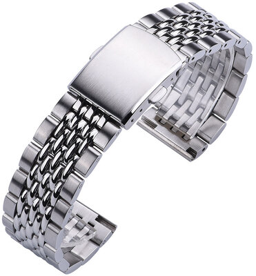 Ocelový náramek Ricardo Garda premium, Silver, Quick Release