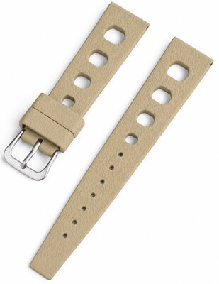 Pryžový řemínek Ricardo Riva premium 20mm, Khaki, Quick Release