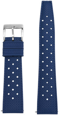 Pryžový řemínek Ricardo Terni premium 20mm, Blue, Quick Release