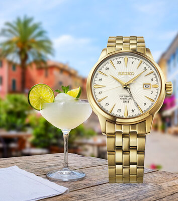 Seiko Presage Automatic GMT HCB004J1 Cocktail Time "Daiquiri"