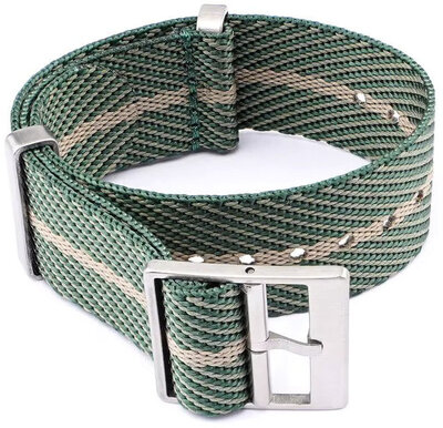 Textilní řemínek Ricardo Mantova premium, Green, NATO