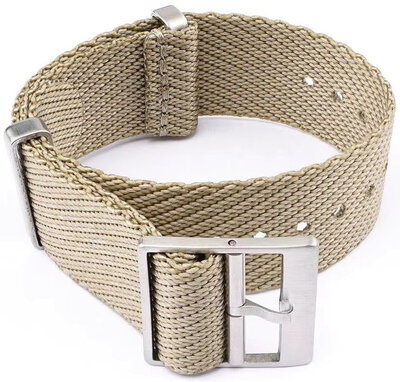 Textilní řemínek Ricardo Mantova premium, Khaki, NATO